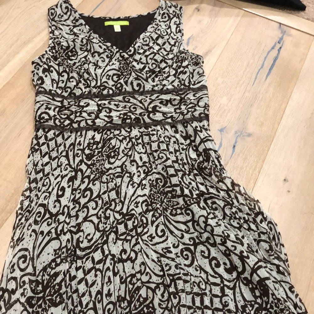 Sigrid Olsen Midi Dress in Brown